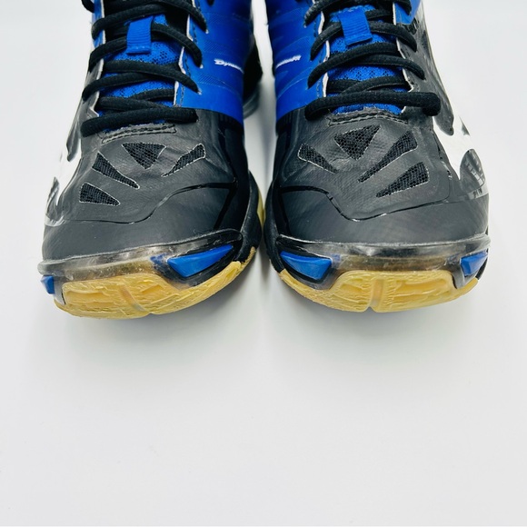 Mizuno shoes Wave Lightning SR Touch court shoes blue and black women size 8 - Picture 6 of 10